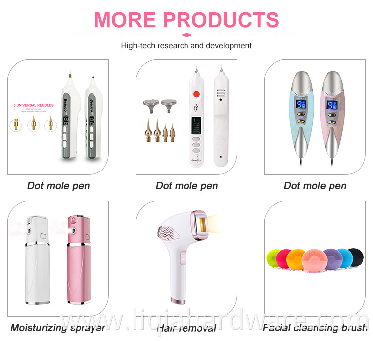 Multi functional skin care 7 color photon ultrasonic EMS face beauty instrument